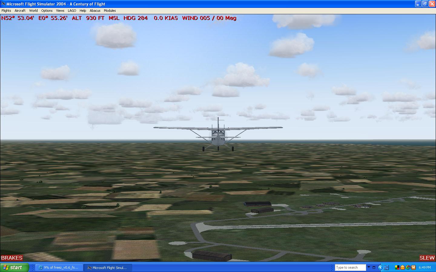 Flight Simulator 2004 Langar Airfield X3Lr Near Langa Uk — 1