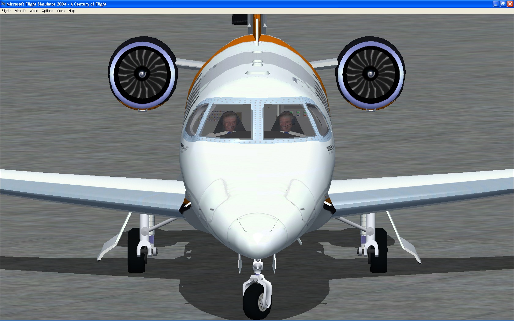 Fs2002 Embraer Phenom 300 Pp-Xvj (Experimental) Biz Jet By Camsim, Including Exterior Anim