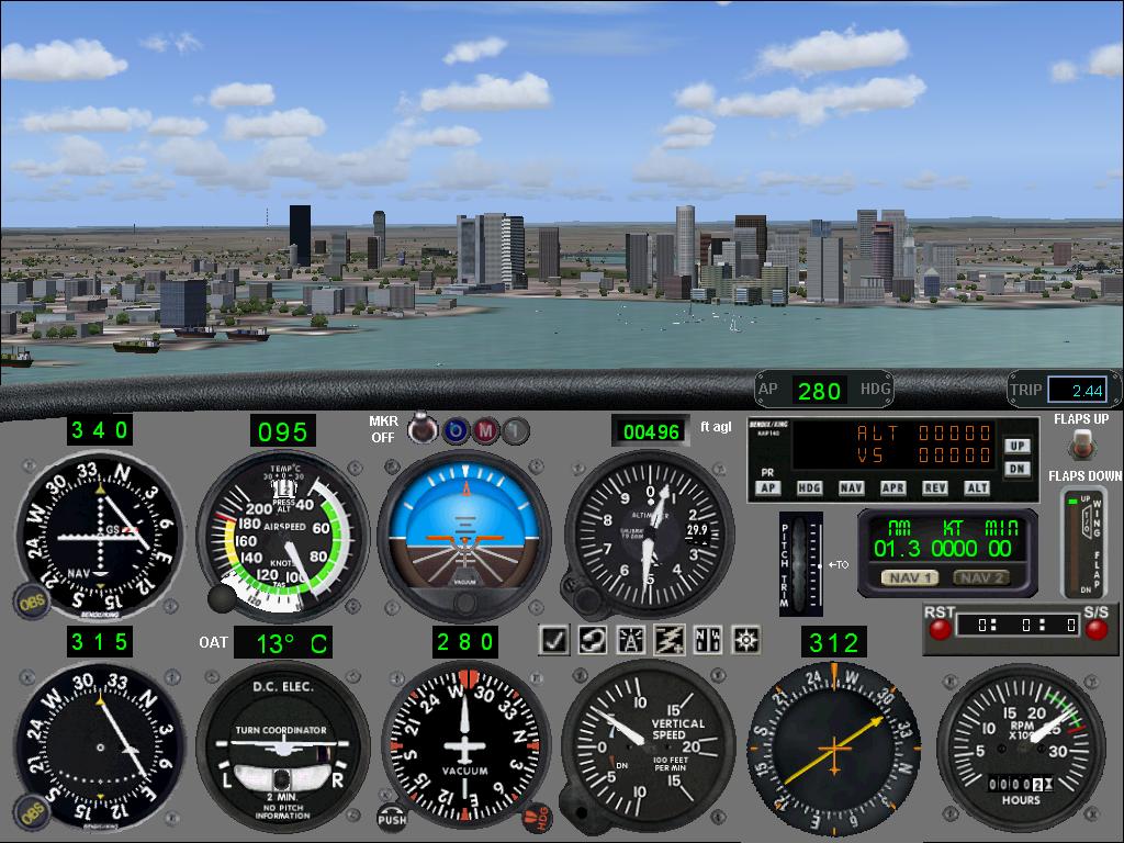 Fsx Cessna 172 Training Tailored Panel