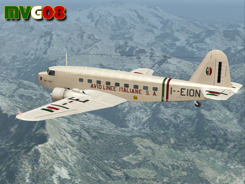 Fs2004 Fiat G.18V (V.01) The Fiat G.18 Was An Italian Airliner Developed In The Mid 1930S