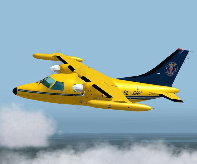 Fsx Mitsubishi Mu-2K Of Saab Technologies