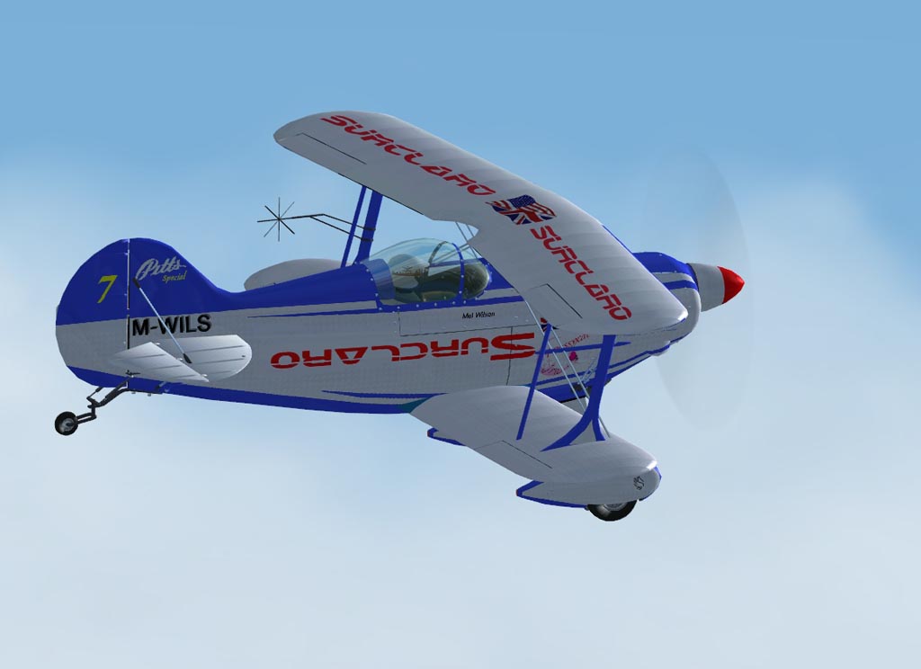 This Is A Texture Exclusively Set Of The Pitts S1T 1.0 (Pitts_1T.zip), Designed With Fligh — 1