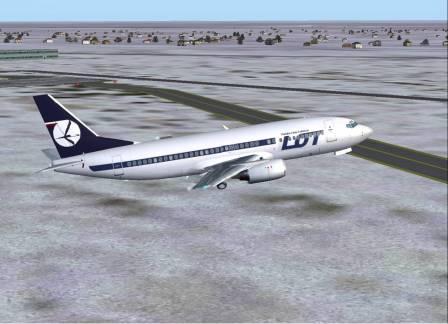 Boeing 737-300 Lot Boeing 737-300 Lot Polish Airlines Aircraft And Model Is Made By Vista