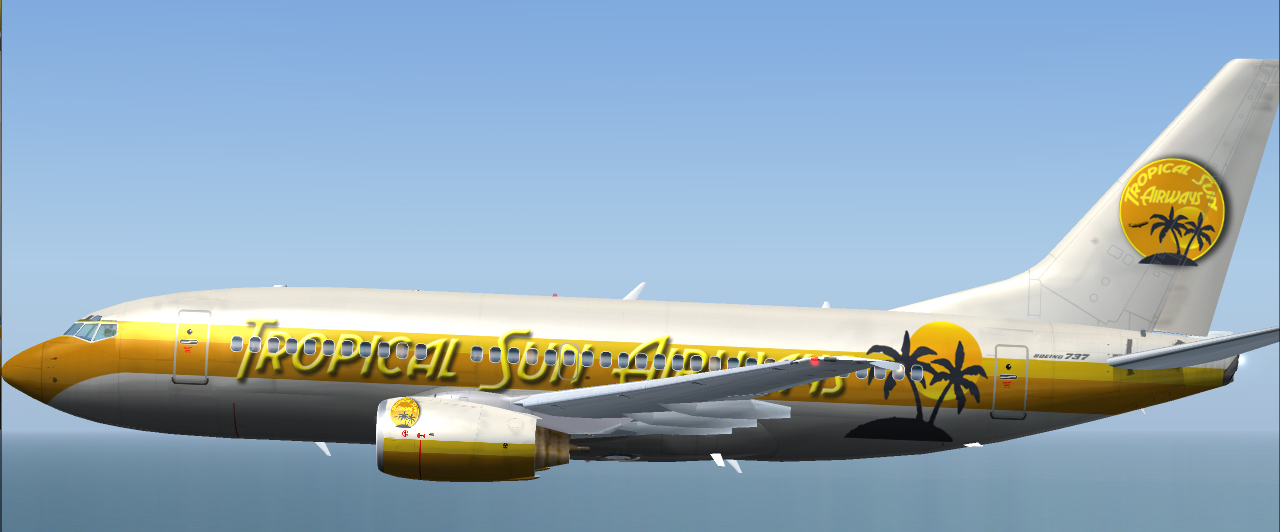 Kittyhawk Studios 737-700 Tropical Sun Repaint By Colin Lowe