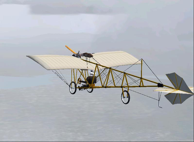 Real Aircraft Created By Alberto Santos Dumont, In 1909, The Brazilian Flyer
