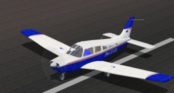 Flight Simulator X Piper Warrior-Ii Pa28-161 Version For Flight Simulator X With Sp2