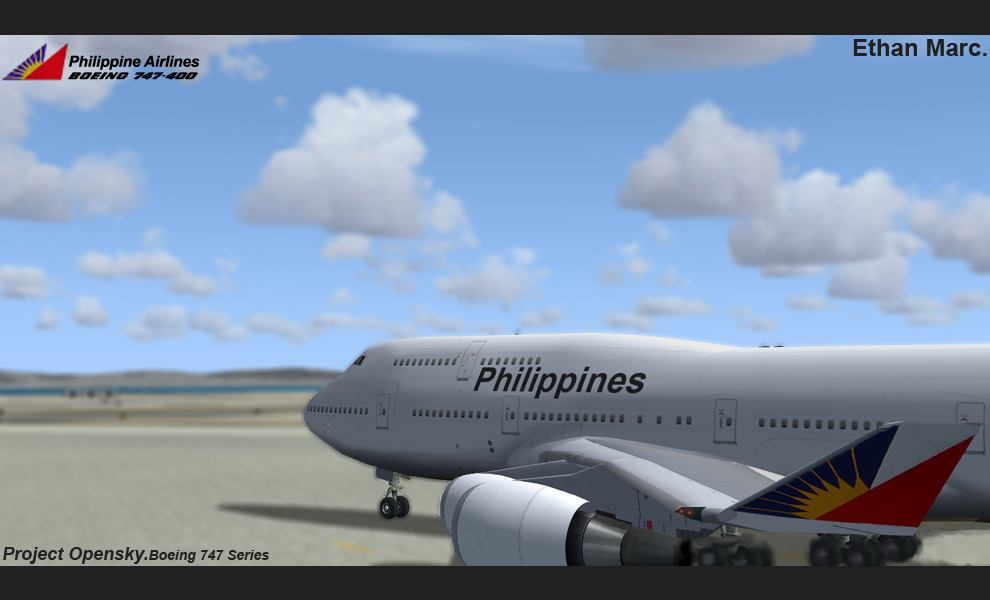 Project Opensky Boeing 747-400 Passenger V4 For Fs2004 Exclusively Philippine Airlines N75 — 1