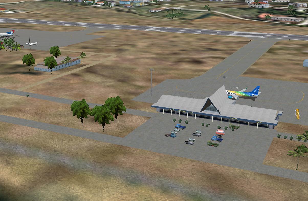 Basic Scenery For Aggh Honiara International Airport (Henderson Field) Designed For Fs2004