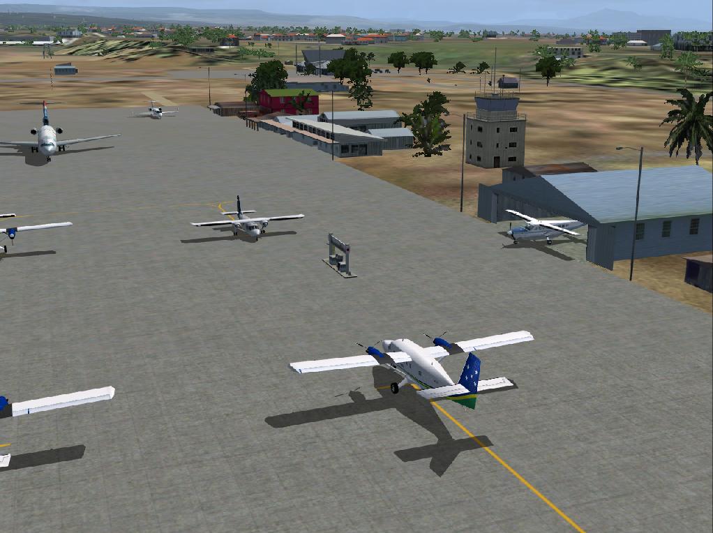 Basic Scenery For Aggh Honiara International Airport (Henderson Field) Designed For Fs2004