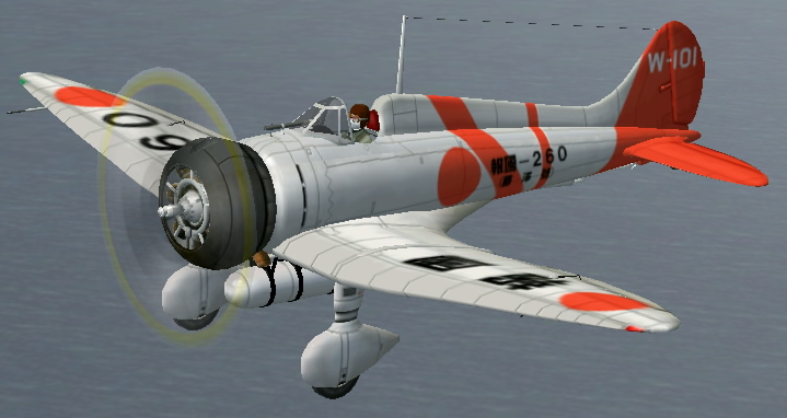 Fs2002/Fs2004 Mitsubishi Type96 Model4 (A5M4) Carrier-Borne Fighter Claude