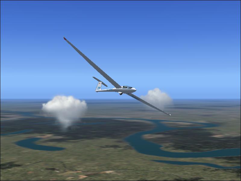 Fsx/2004/Fs2002 Whole Mississipi ,Soaring Scenery This File Adds Thermals Lifts To Glider´