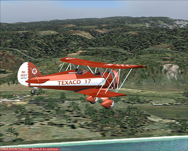 Fs2004/Fsx Waco Texaco 17 The Texaco #17 Of The Texas Co