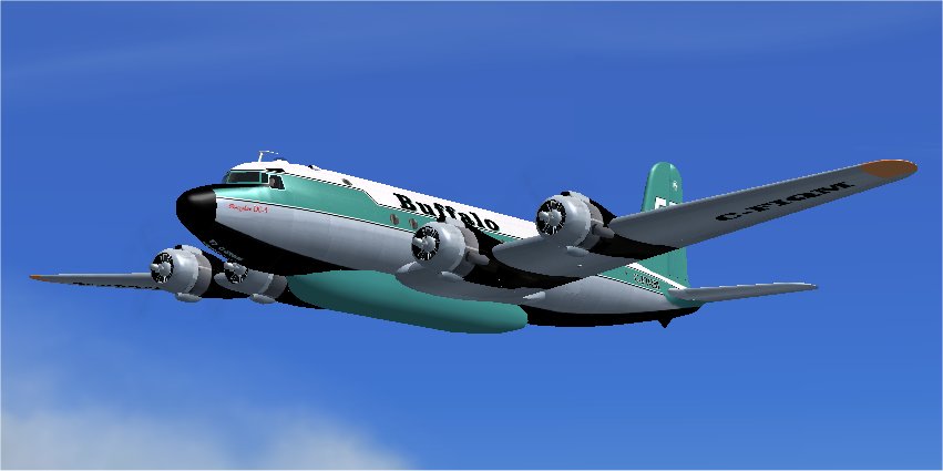 Fsx And Fs2004 Douglas Dc-4 And C-54 V2.1 This Base Bundle Includes 14 Colour Schemes Cove