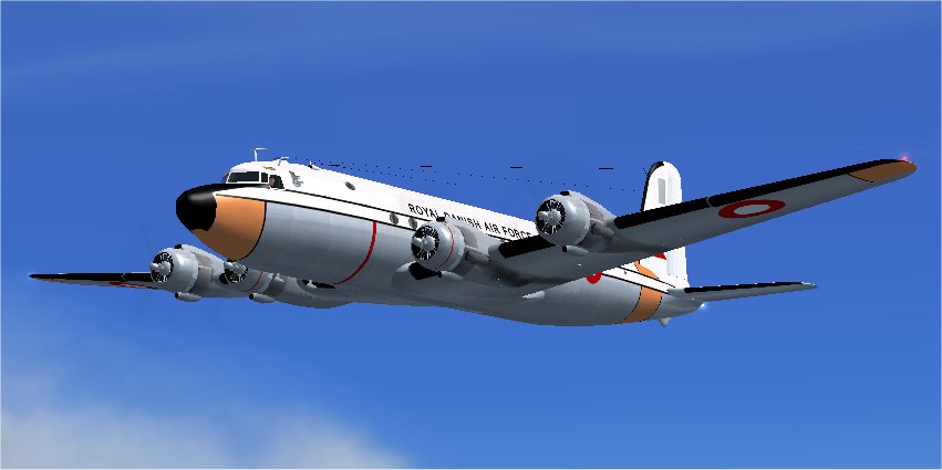 Fsx And Fs2004 Douglas Dc-4 And C-54 V2.1 This Base Bundle Includes 14 Colour Schemes Cove