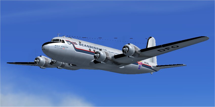 Fsx And Fs2004 Douglas Dc-4 And C-54 V2.1 This Base Bundle Includes 14 Colour Schemes Cove