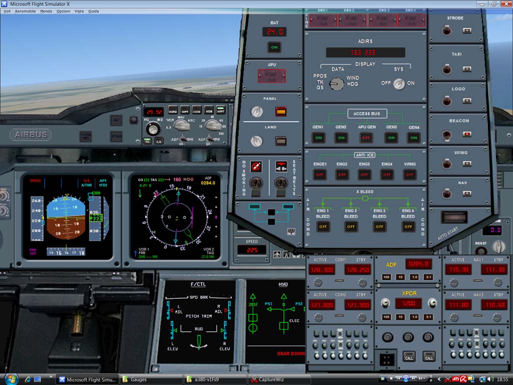 A380 Panel For Fsx Only, By Pasquale Rinaldi E-Mail Heraklion_At_Libero.it Thank You For D