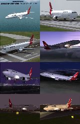 Fs2002 Ffx 737-400 Base Pack Includes Blank White Textures To Aid In Repainting