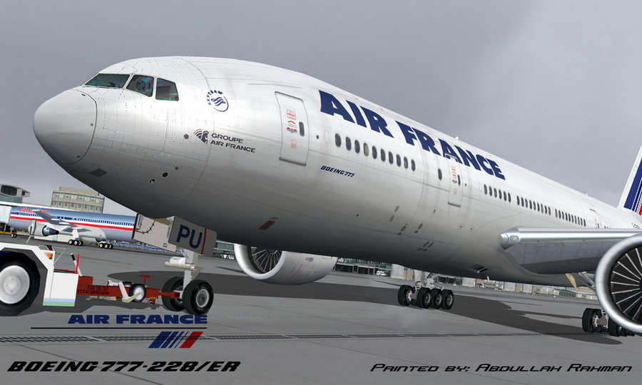 Project Opensky Boeing 777-200 V2 For Fs2004/Fsx Air France Boeing 777-228/Er F-Gspu
