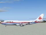 Boeing 747-400F Cargolux For Fs2004 This Is Repainted Textures Of Ms Fs2004 Default B747-4
