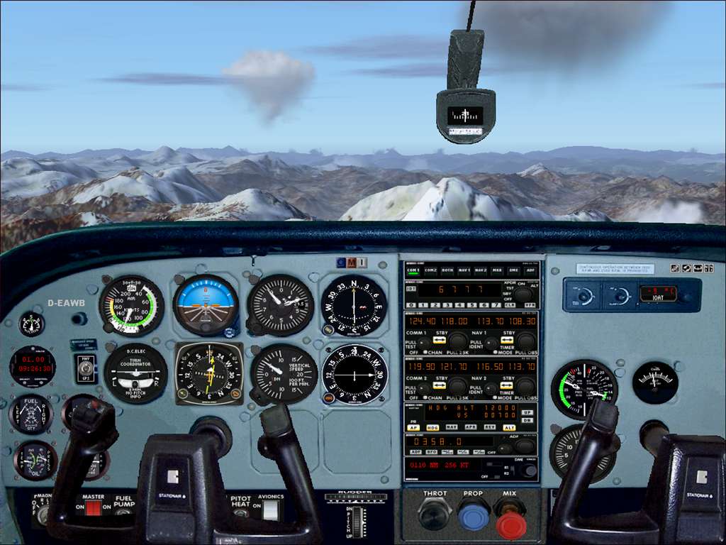 Fs2004 - Picturereal Panel Cessna-T206H- Stationair With Virtual Cockpit By Horst Paetzold
