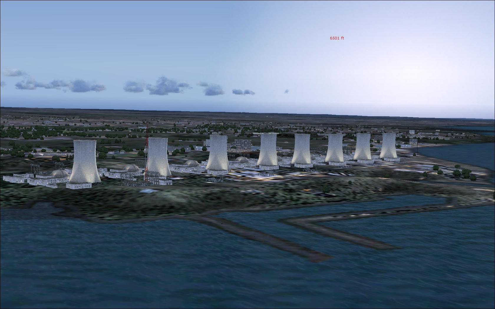 Toronto Area Power Stations Fs2004 The Pickering Power Station 20 Miles E Of Toronto Is On