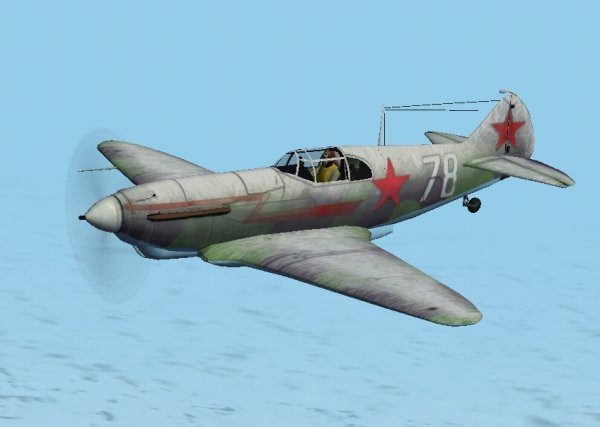 Fs2004/Fsx Lagg-3 Ww2 Fighter The Lagg-3 Came Close To Its Rival Bf-109F In Performance An