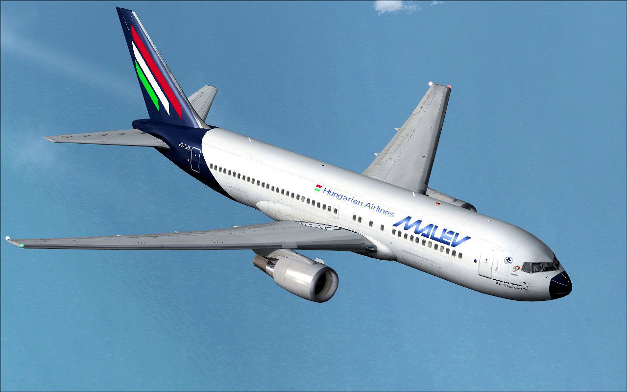 Project Opensky Boeing 767-200Er V4 Malev Hungarian Airlines (Painted By: Endre Papp) As A — 1