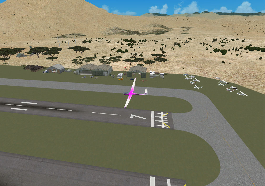 This Is A Fictional Sailplane Airport Located Near Salton Sea And Borrego Springs, Califor — 1