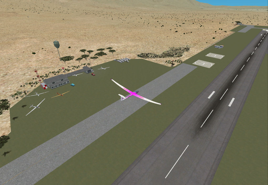 This Is A Fictional Sailplane Airport Located Near Salton Sea And Borrego Springs, Califor