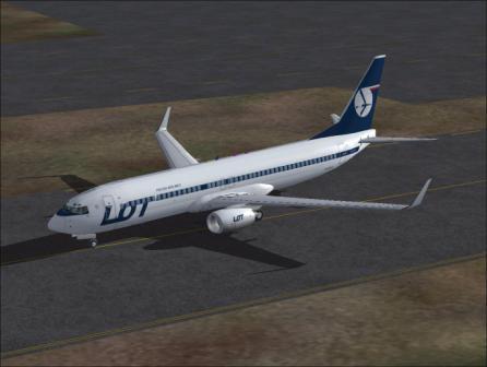 Fs2004 Posky Boeing 737-800 With Virtual Cockpit