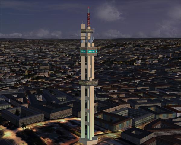 Lukasrand Telkomtower - Pretoria South Africa - Lukasrand Telkomtower For Fsx,Not The Real