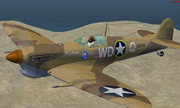 Fs2004/Fsx Spitfire Mk V B Tropical The Mk Vb(Trop) (Or Type 352) Could Be Identified By T