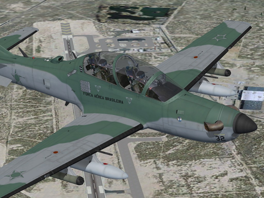 Fsx Sp-2 Acceleration Embraer A-29B Super Tucano Modern Brazil Made Trainer And Light Atta — 1