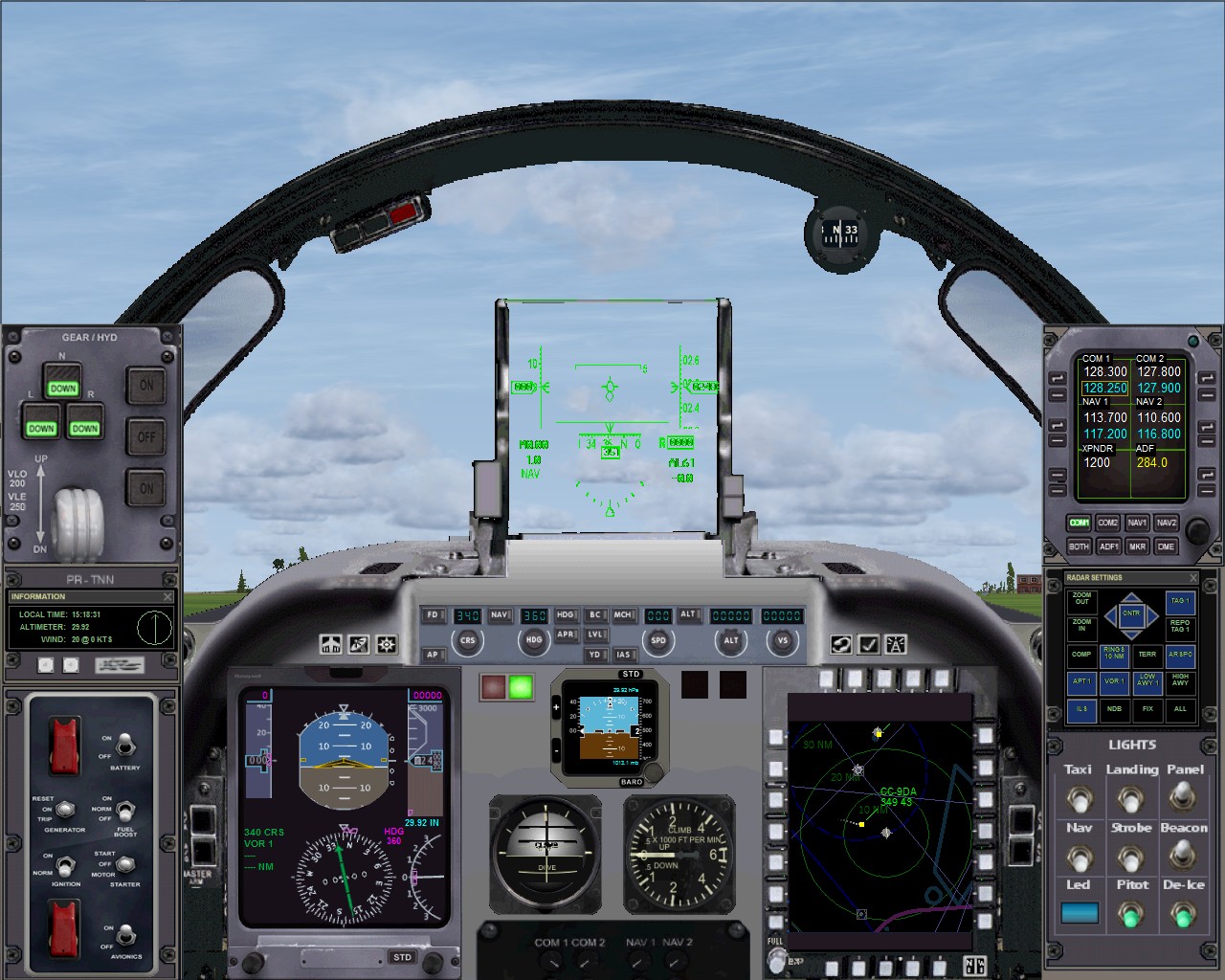 Fsx Embraer A-29B Panel