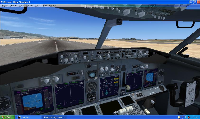 Fsx - Posky 737-600 With Vc, Adapted Using Fsx Msfs Default Gauges — 1