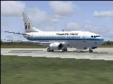 Boeing 737 -500 Indian Air Force Colors Model By Sam Chin And Eric Cantau Repainted In Ind