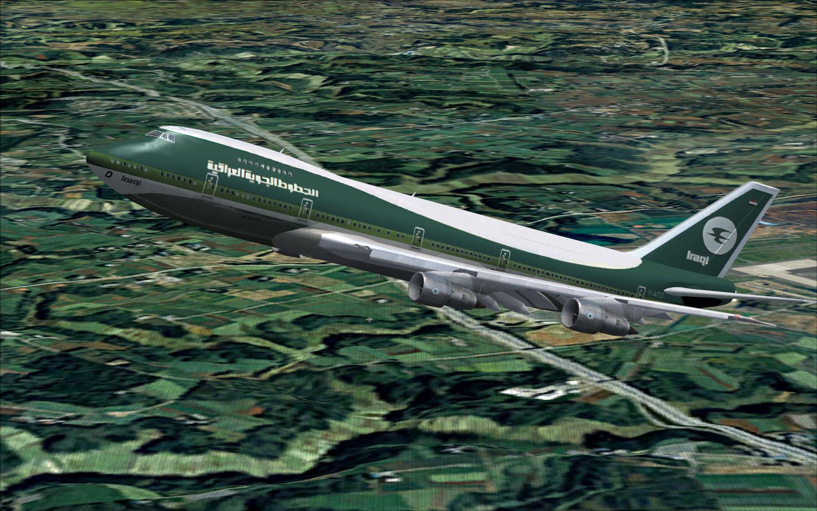 Project Opensky Boeing 747-270C-Scd For Fs2004 Exclusively Iraqi Airways Copyrights: Airpl