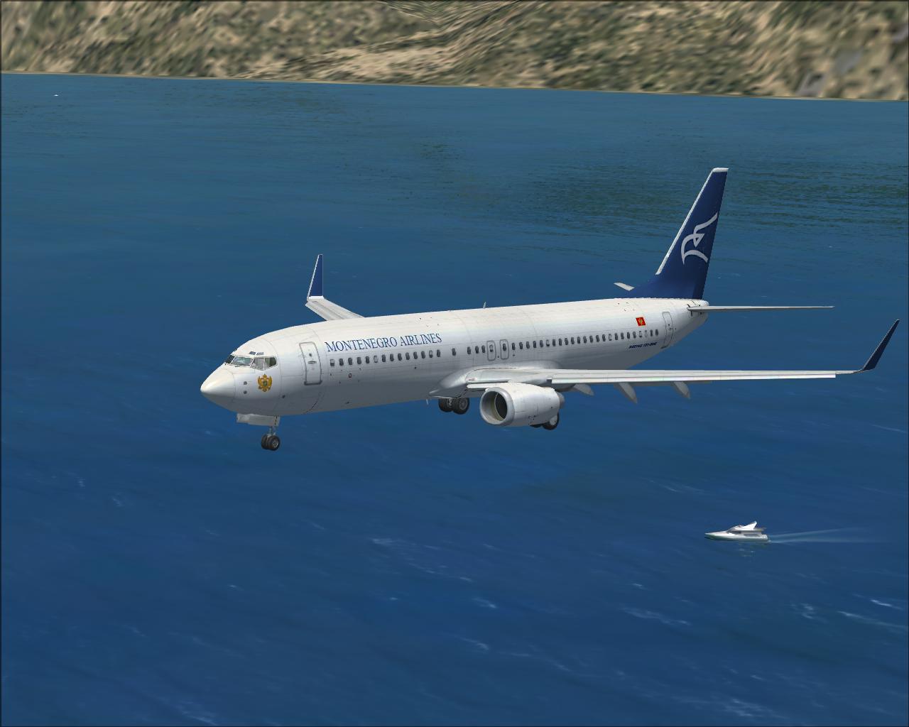 Fsx Montenegro Airlines Boeing 737-800 Repaint
