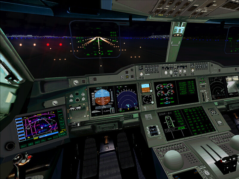 Airbus A350, Lufthansa, For Fsx, Demoversion With Banners, New Vor Gauge, With New Panel A