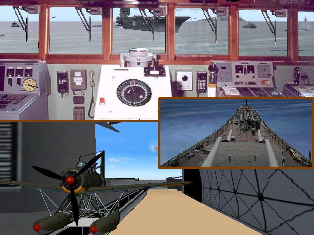 Fs2004/Fs2002 Panel For The German Ww Ii Battleships Ss Tirpitz And Ss Bismarck With A Lot — 1