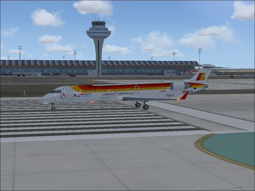 Repintado Del Bombardier Crj 700 Incluido Por Defecto En Fsx Con Los Colores De Air Nostru — 1