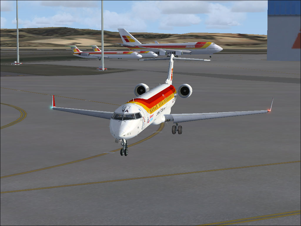 Repintado Del Bombardier Crj 700 Incluido Por Defecto En Fsx Con Los Colores De Air Nostru
