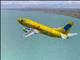Fs2004 Boeing 737-300 Wp The Simpsons Western Pacifc 737 In Special Simpsons Livery — 1