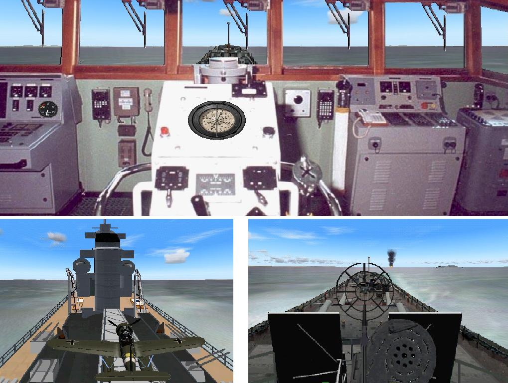 Fs2004/Fs2002 Panel For The German Ww Ii Heavy Cruiser Prinz Eugen With A Lot Of Look Arou — 1