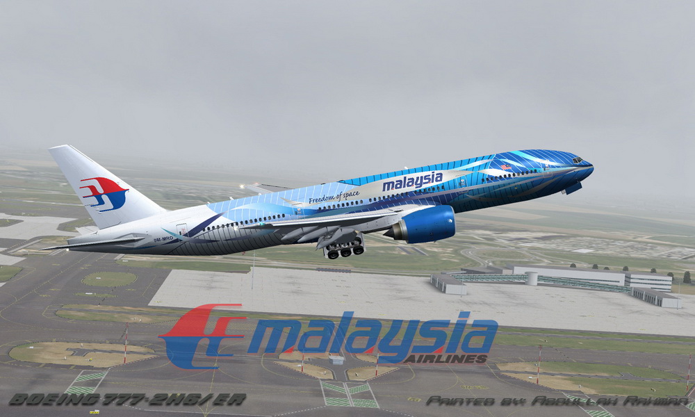 Project Opensky Boeing 777-200 V2 For Fs2004/Fsx Malaysia Airlines Boeing 777-2H6/Er 9M-Mr