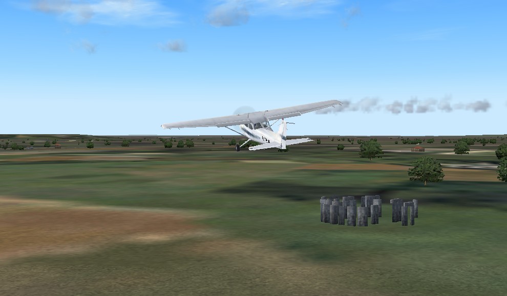 Msfs2004(Flightsim Fs2004/Fs9) Stonhenge Uk Icao Celt - A Ficticious Airport, Near Stonehe