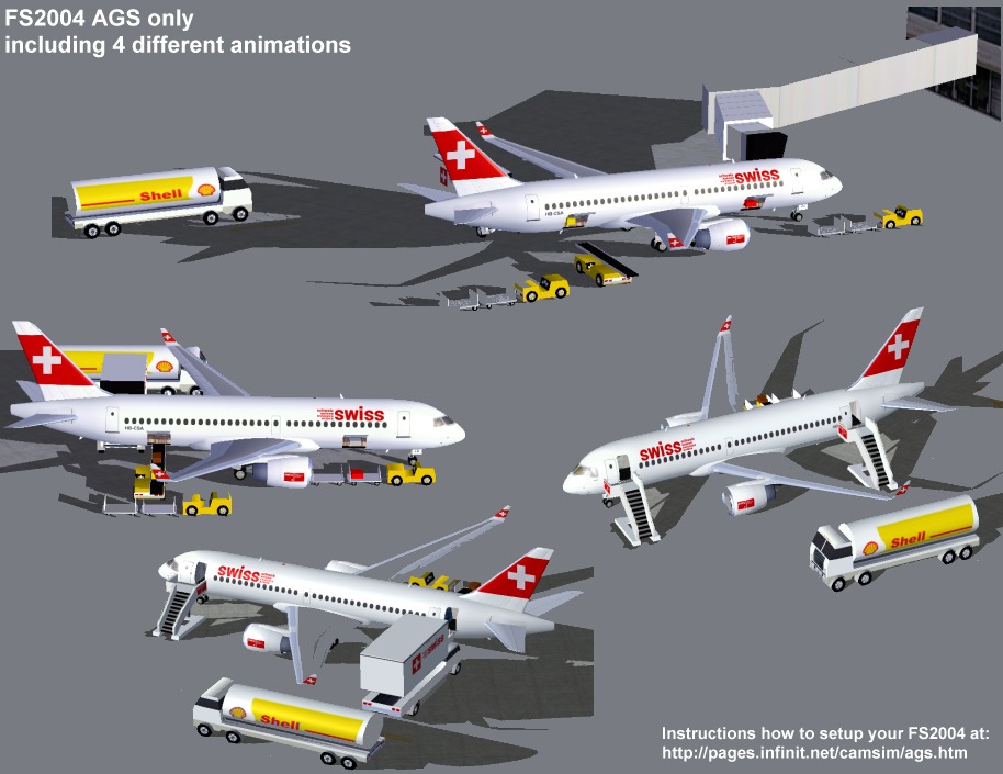 Fs2004 Swiss International Air Lines Bombardier Cseries Cs100 Standard Version And Optiona — 1