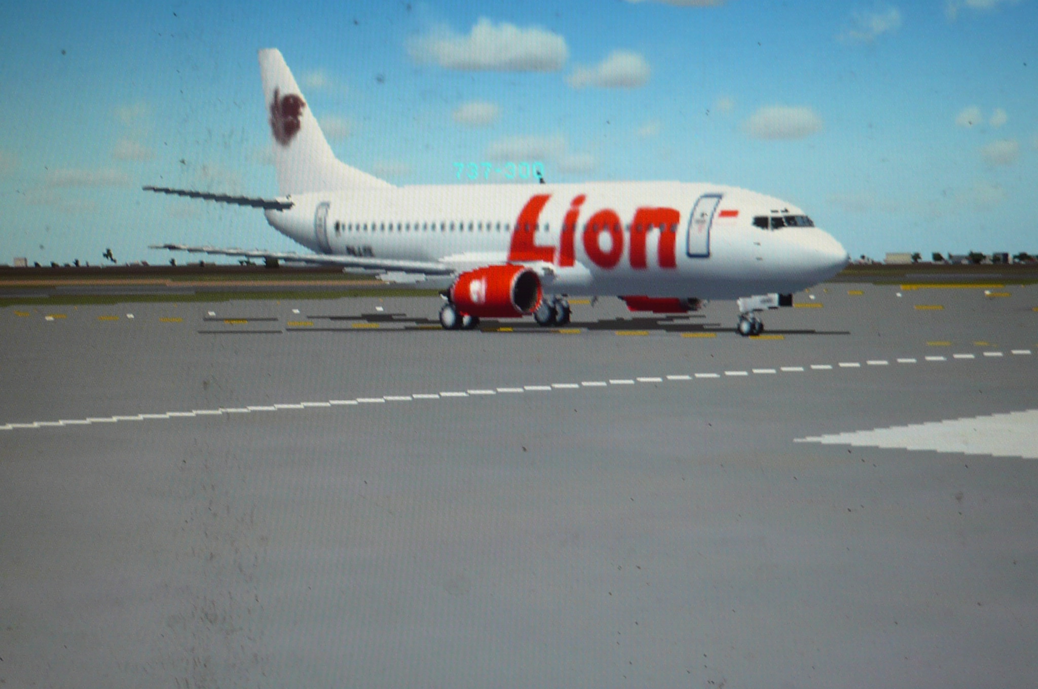 Boeing 737-300 Lion Air Pk-Lfs Model By Ffx And Repaintedl By Naufal Installation: Simply, — 1