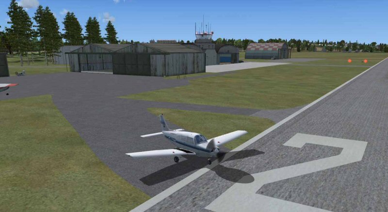 Fsx Cumbernauld Airport Adds Buildings, Taxiways And Aprons To Cumbernauld Egpg Airport Us — 1