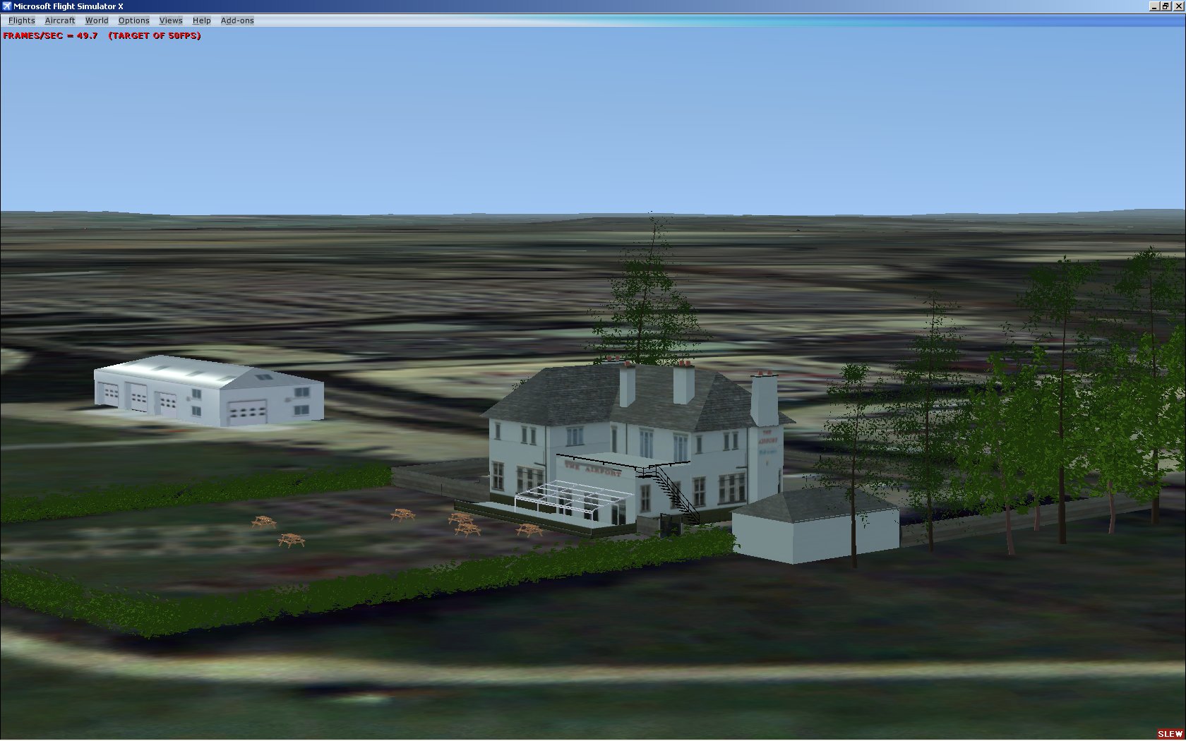 Stewart Haworth Manchester Airport Uk The Pub At The End Of Runway 23R.all Original For Fs — 1